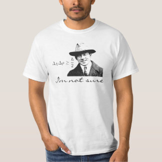 Camiseta Incertidumbre de Heisenberg