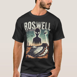 Camiseta Incidente OVNI Abducción Alienigena Roswell Nuevo