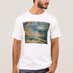 Camiseta Incidentes de colores y de llanos (tempera y penci