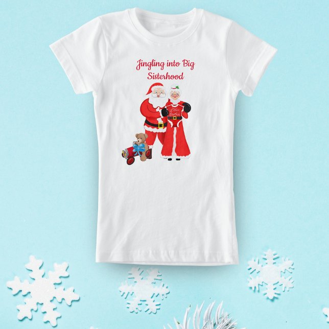Camiseta Inclinación hacia la Gran Hermandad - El pequeño h (A great gift to give to your future big sister who is going to be getting a little brother!)