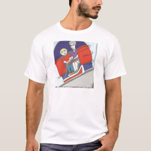 Camiseta Inclinación-uno-Giro con la abuela