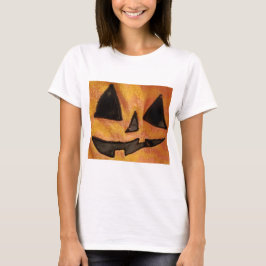 Camiseta inclinada de Jack-O-Lantern