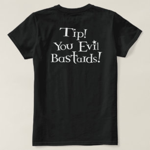 Camiseta Incline a su diablo del camarero