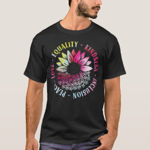 Camiseta Inclusión Amor Paz Amabilidad Solidaridad Igualdad