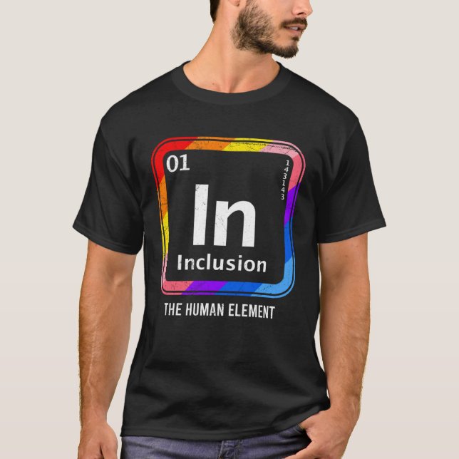Camiseta Inclusión Del Elemento Humano Solidaridad Diversid (Anverso)
