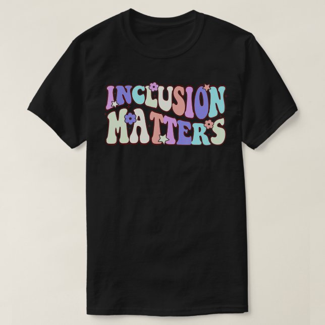 Camiseta Inclusión Importa Educación Especial Autism Awaren (Diseño del anverso)
