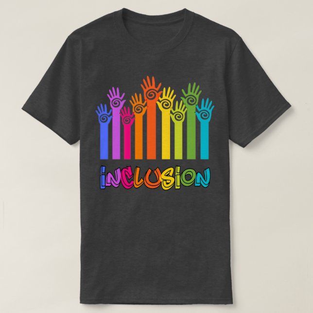 Camiseta Inclusion Not Exclusion (Diseño del anverso)