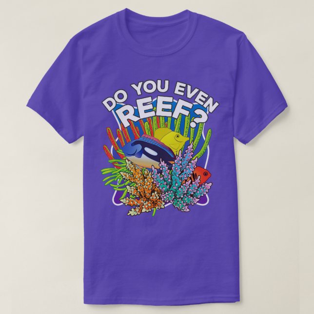 Camiseta Incluso Arrecife Funny Aquarium Shirt Saltwater Aq (Diseño del anverso)