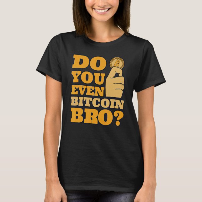 Camiseta Incluso Bitcoin Bro Crypto Currency (Anverso)