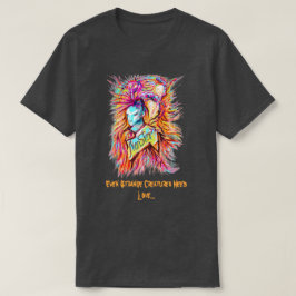 Camiseta Incluso criaturas extrañas necesitan amor