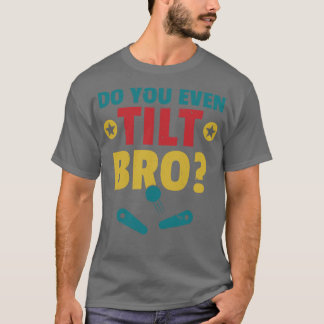Camiseta Incluso Incline Bro Pinball Machine Retro Arcade