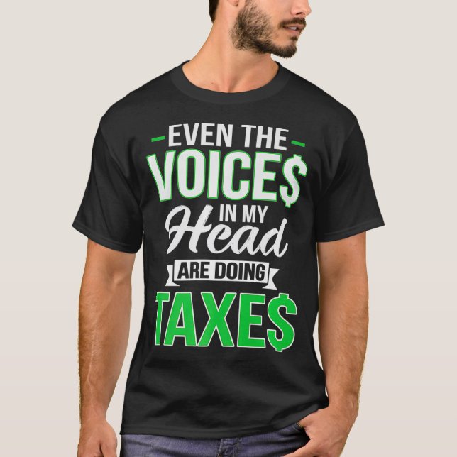 Camiseta Incluso Las Voces En Mi Cabeza Están Haciendo Impu (Anverso)