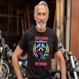 Camiseta Incluso Los Jabalíes Reciben Racoon Con Pescado