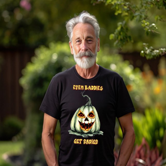 Camiseta Incluso los malhechores consiguen calabaza malvada (Subido por el creador)