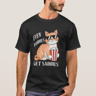 Camiseta Incluso los malvados se ponen tristes Gato Meme Te
