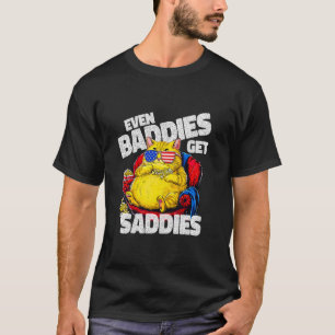 Camiseta Incluso los malvados se ponen tristes Gato patriót