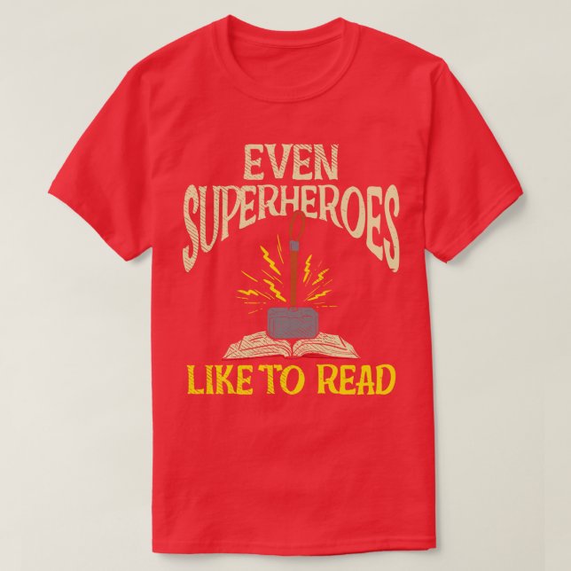 Camiseta Incluso me gusta leer (Diseño del anverso)