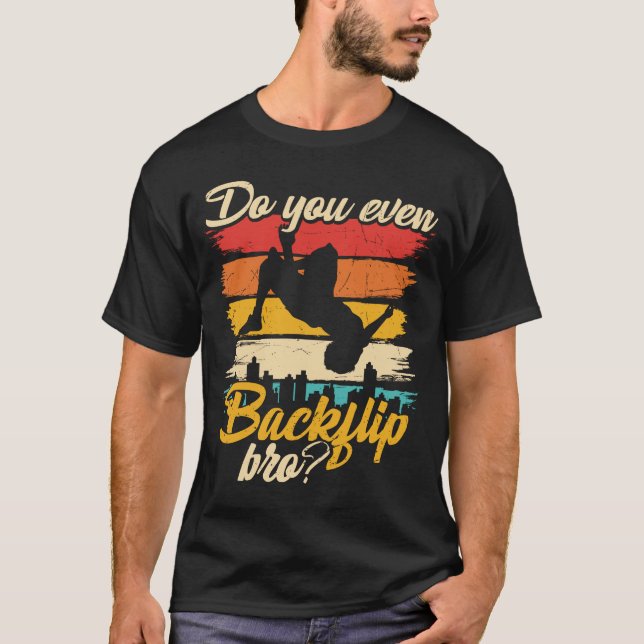 Camiseta Incluso Retroflip Bro Parkour (Anverso)