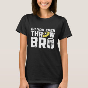 Camiseta Incluso Tira Bro Disk Golf Frisbee Player