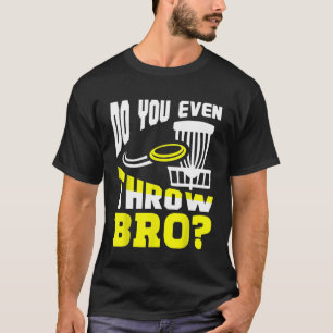 Camiseta Incluso Tira Gracioso Disco Frisbee Golf