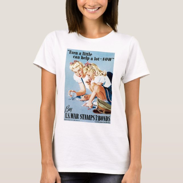 Camiseta Incluso un poco puede ayudar (Anverso)