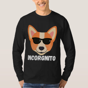 Camiseta Incognito Corgi Incorgnito Corgi White Corgi 748