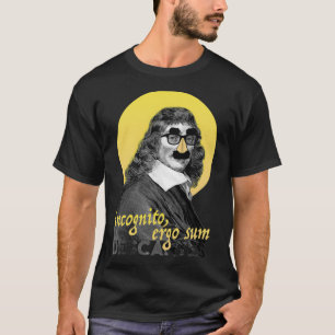Camiseta Incognito Ergo Sum Descartes Versión 1