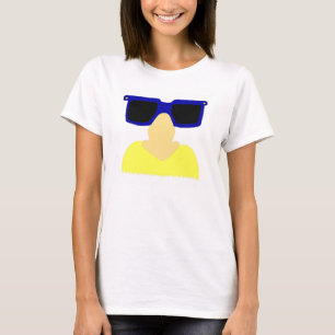 Camiseta Incognito Mustache & Glasses Womens Spaghetti Tank