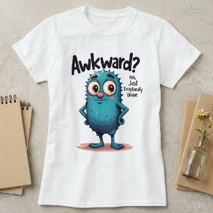 Camiseta ¿Incómodo? Nah, Solo un Dibujo Animado Único y Ext