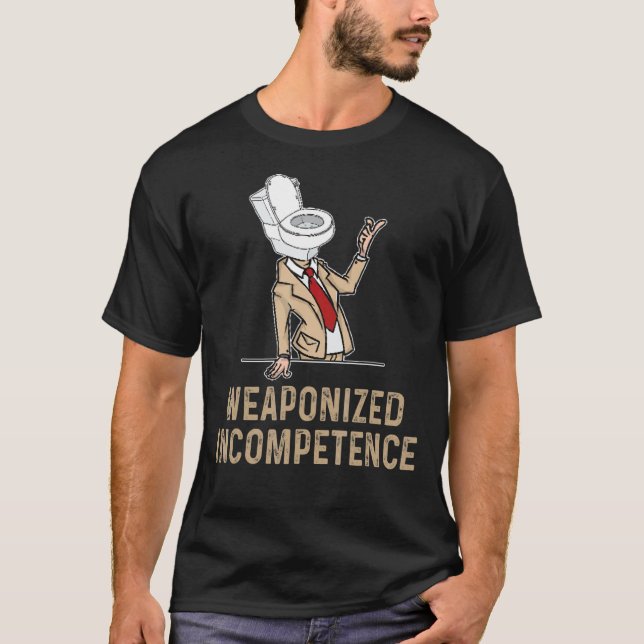 Camiseta Incompetencia armada (Anverso)