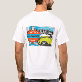 Camiseta inconformista del socio del voluntario de