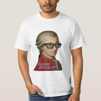Camiseta Inconformista feliz divertido Mozart