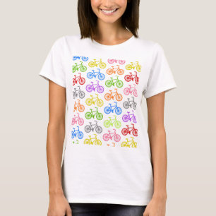 Camiseta Inconsútil colorido del modelo lindo fresco de la