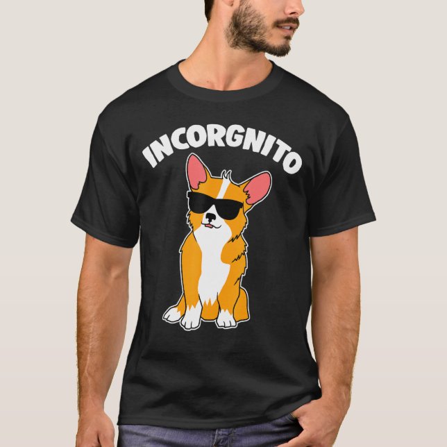Camiseta Incorgnito Corgi (Anverso)