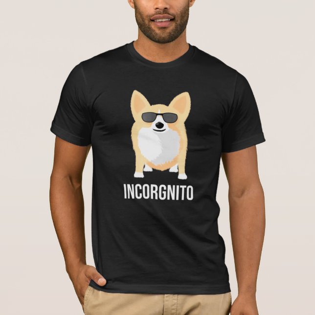 Camiseta Incorgnito Corgi (Anverso)