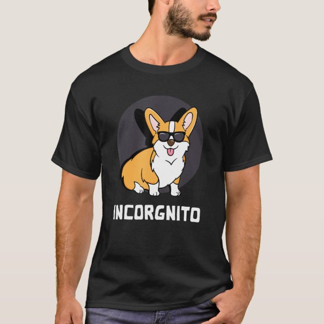Camiseta Incorgnito Corgi (Anverso)
