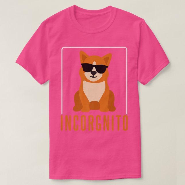 Camiseta Incorgnito Corgi933 (Diseño del anverso)