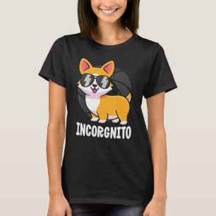Camiseta Incorgnito Corgi For Kids Men Corgi Security