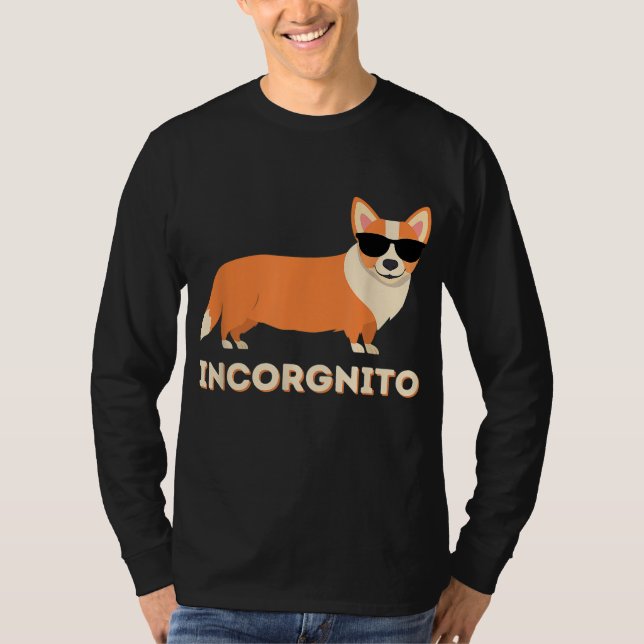 Camiseta Incorgnito - Divertido propietario de Corgi galés  (Anverso)