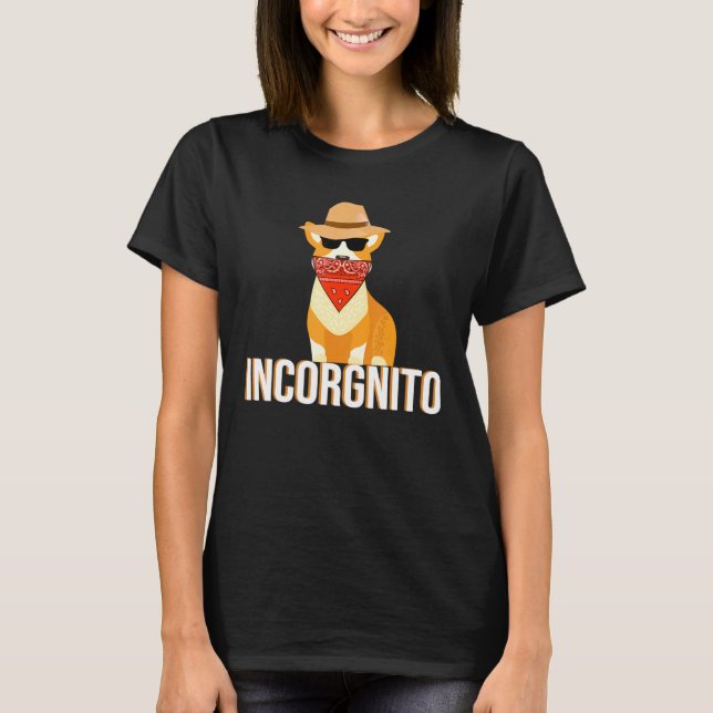 Camiseta Incorgnito Funny Corgi (Anverso)