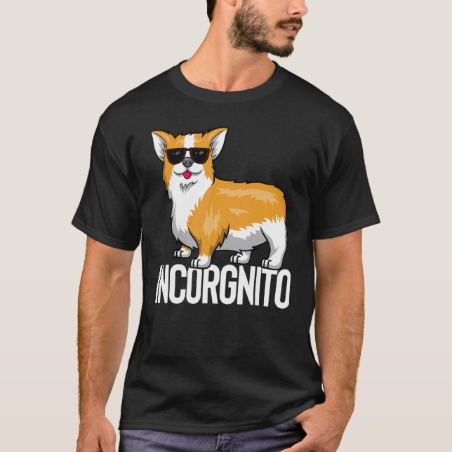 Camiseta Incorgnito Incognito Corgi (Anverso)