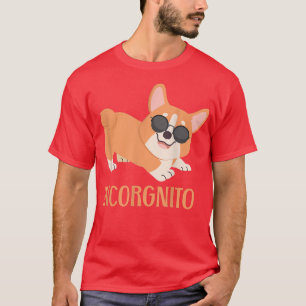 Camiseta Incorgnito Welsh Corgi Dueño Funny Perro Lover T-S
