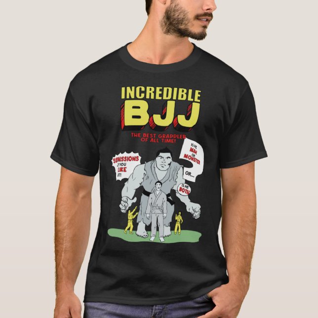 Camiseta Incredible BJJ Brazilian Jiu Jitsu BJJ MMA (Anverso)