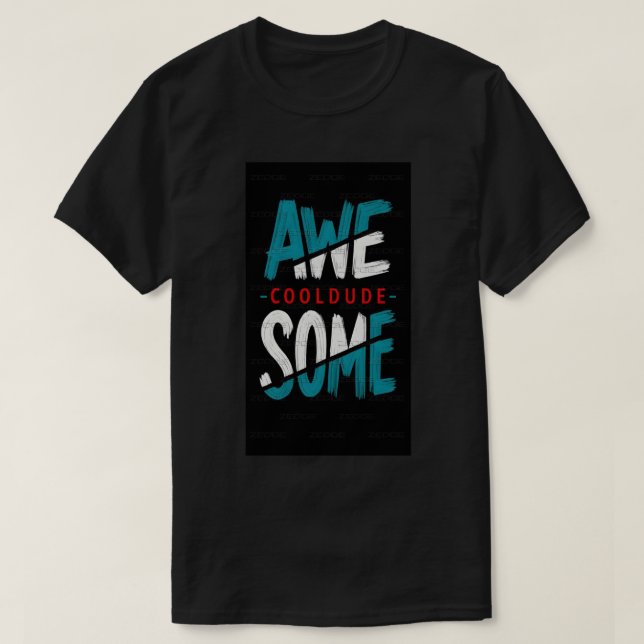 Camiseta Increíble. (Diseño del anverso)