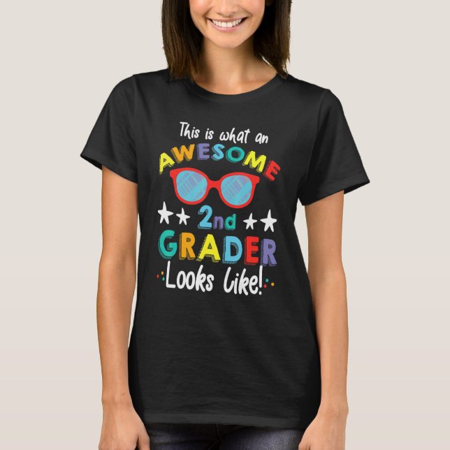 Camiseta Increíble 2º Grado De Vuelta A La Escuela De Segun (Anverso)