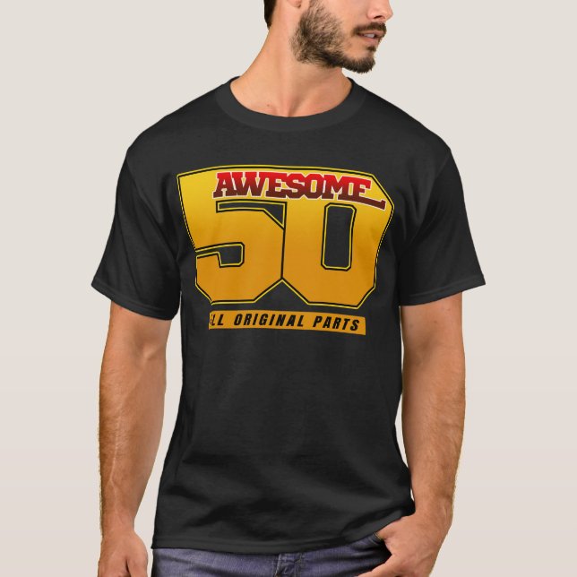Camiseta Increíble 50 años de cumpleaños aniversario (Anverso)