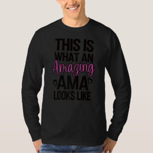 Camiseta Increíble abuela Ama Orgullosa Ama Abuela