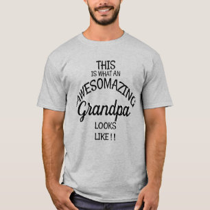 Camiseta Increíble abuelo Awesomazing