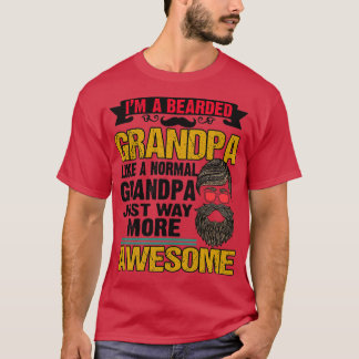 Camiseta Increíble abuelo con barba 7