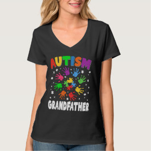 Camiseta Increíble abuelo de autismo que levanta familia de